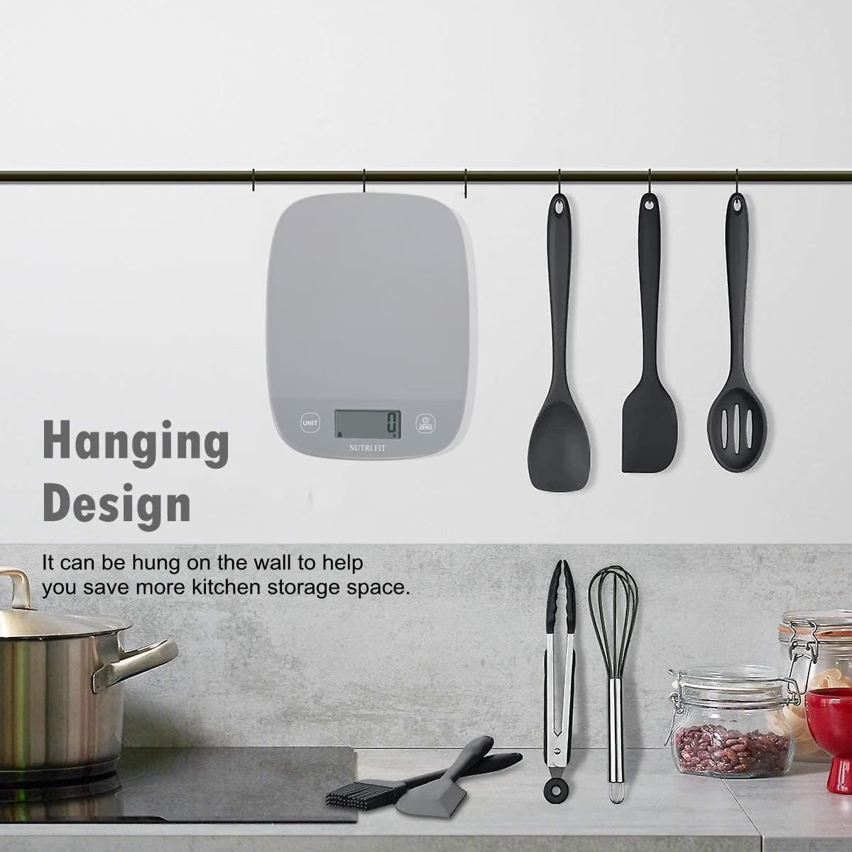 Nutri Fit Electronic Kitchen Scale Model EK9690