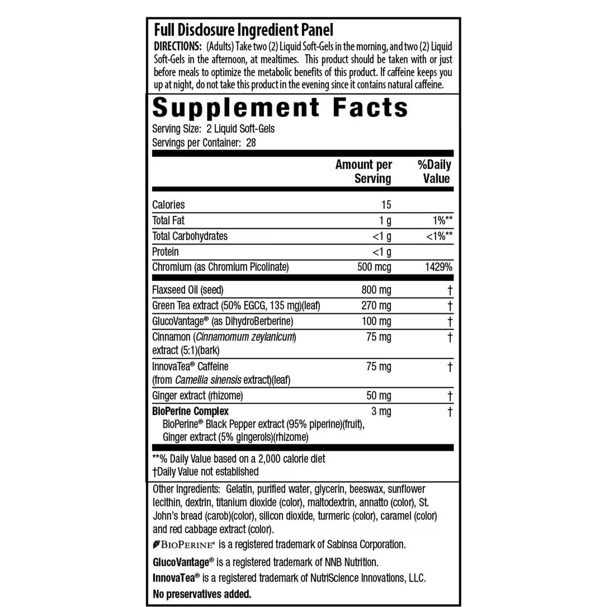 Irwin Naturals Berberine-Body +Fat Burner