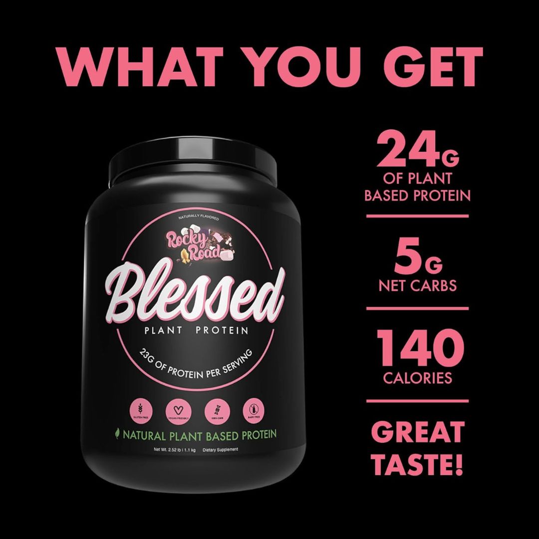 EHP Labs Blessed Vegan Protein 2lb 30 servings