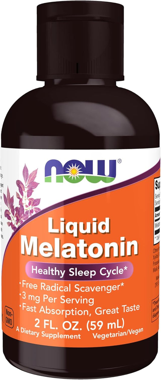 Now liquid melatonin 2oz