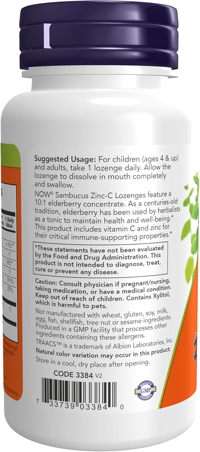 Now Sambucus-C 60 lozenges