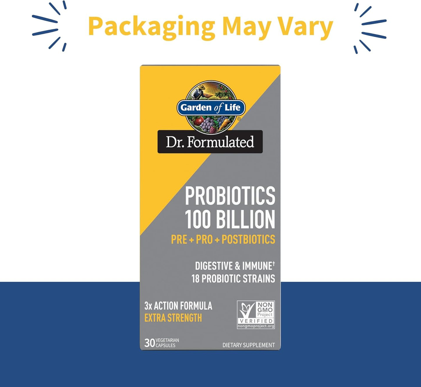 GOL Dr. Formulated Probiotics 100 Billion 30vcaps