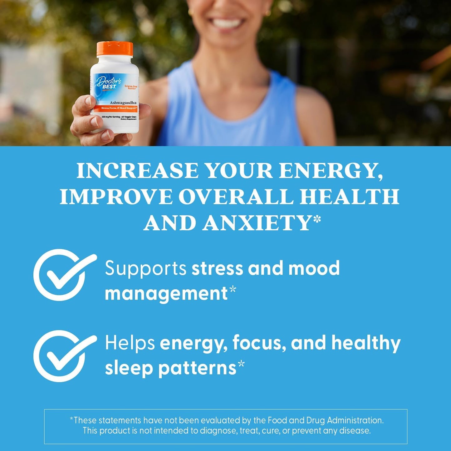 Doctor's Best Ashwagandha with Sensoril 60 ct