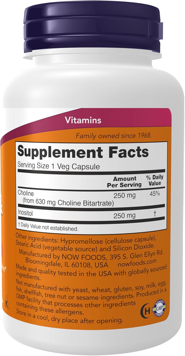 Now Choline & Inositol 100ct
