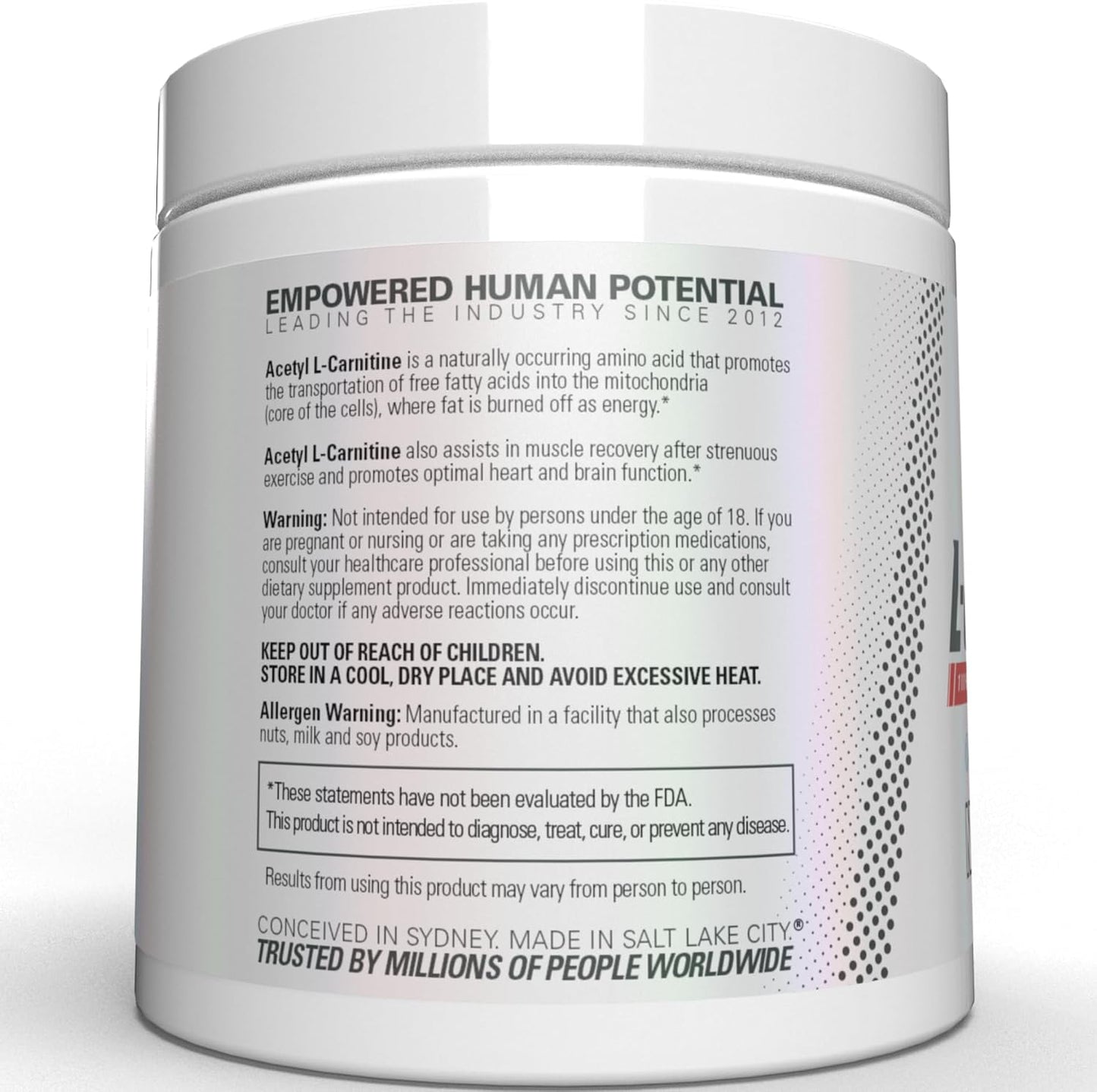 EHPLabs Acetyl L-Carnitine 100g