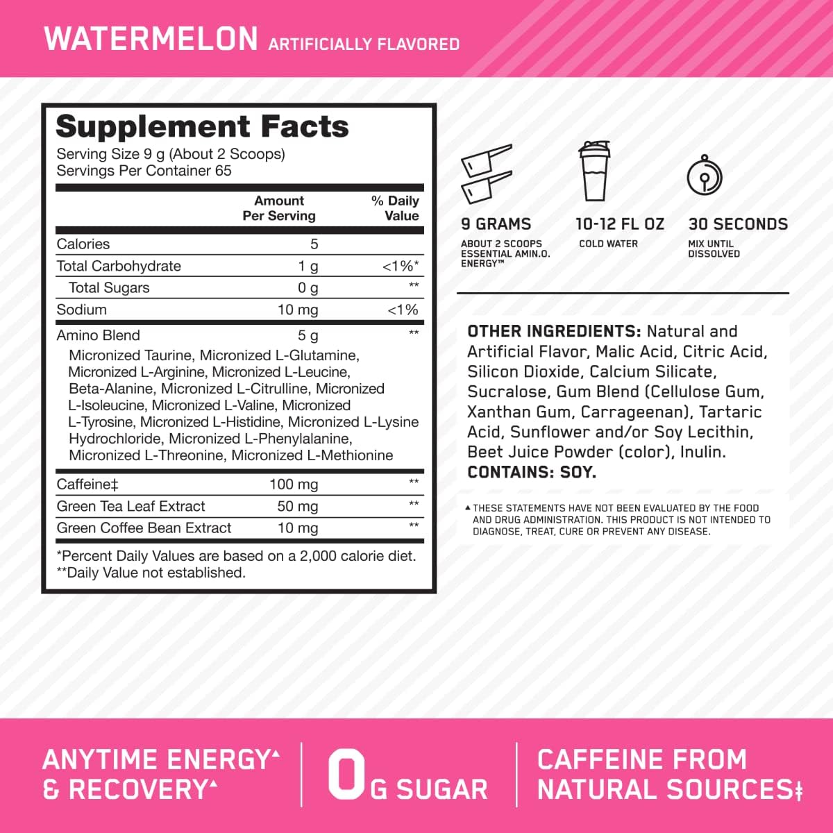 Amino Energy 65 Servings
