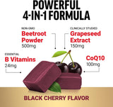 Total Beets Ultimate Heart Health  Chews 60ct Black Cherry