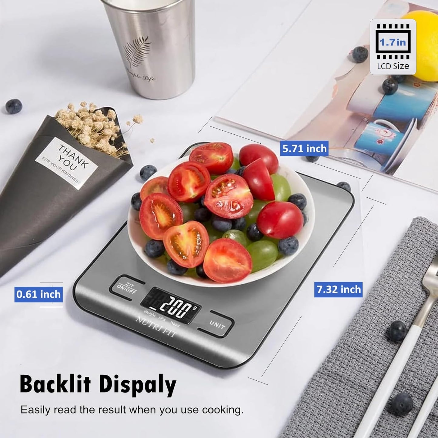 Nutri Fit Digital Food Scale Model EK8840H