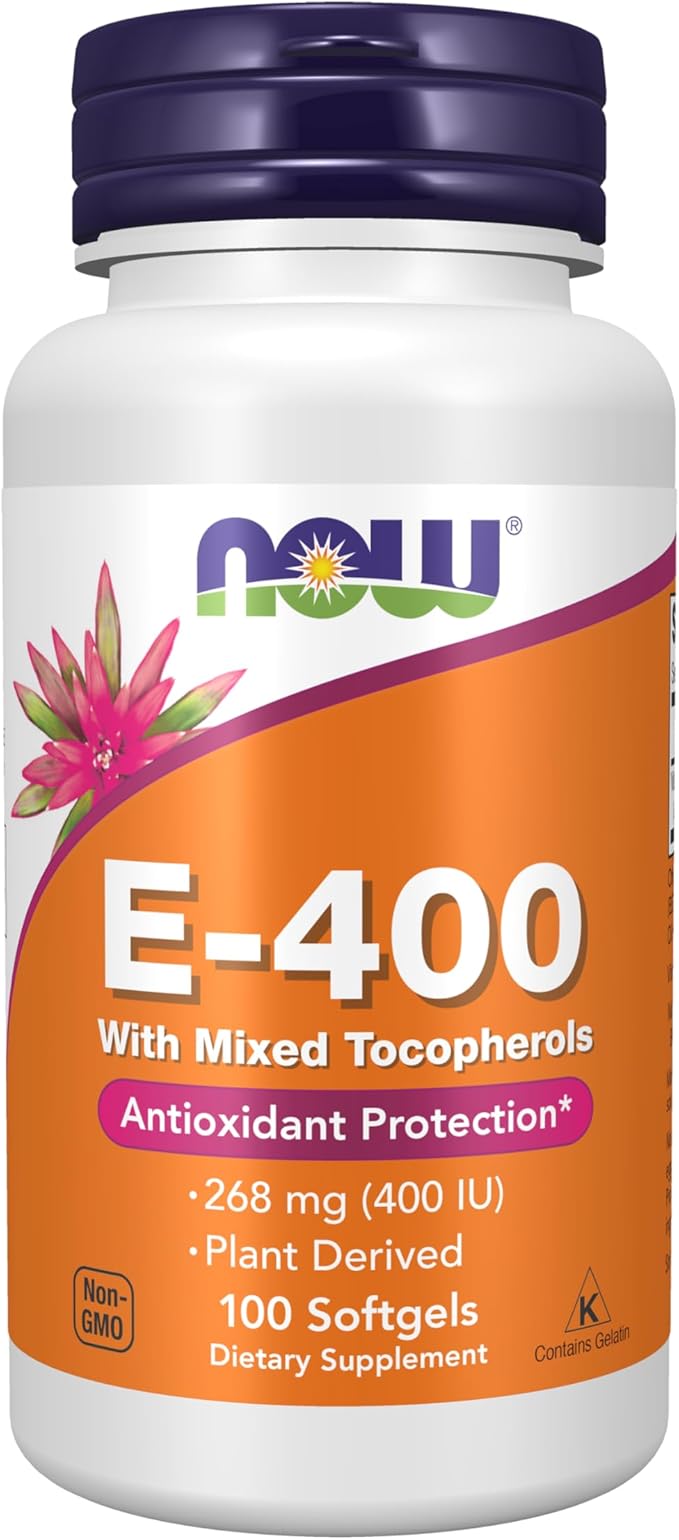 Now Vitamin E-400 w/Mixed Tocopherols- 100softgels