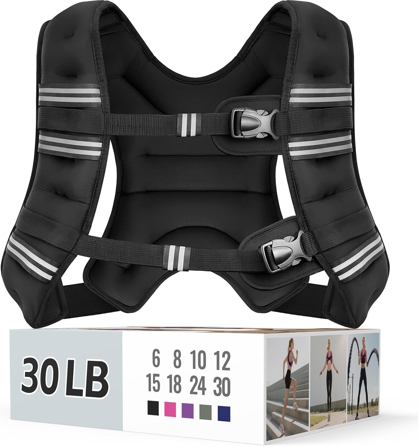 Zeerun Weighted Vest Black