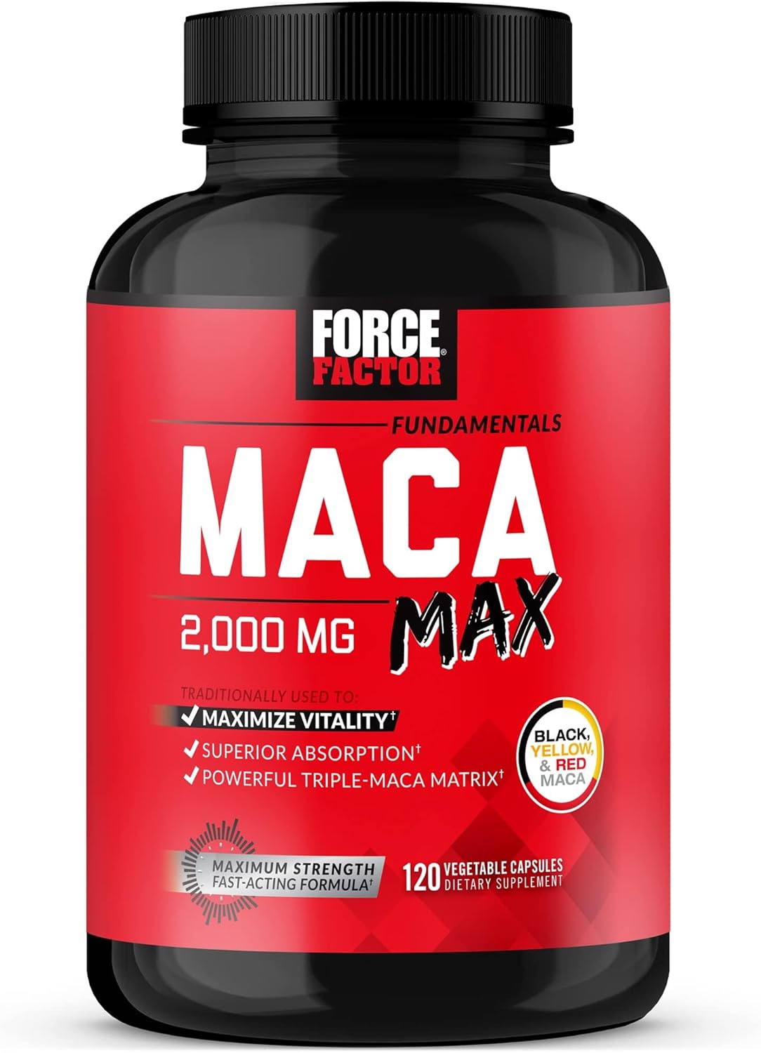 Force Factor Maca Max 500 mg 120ct