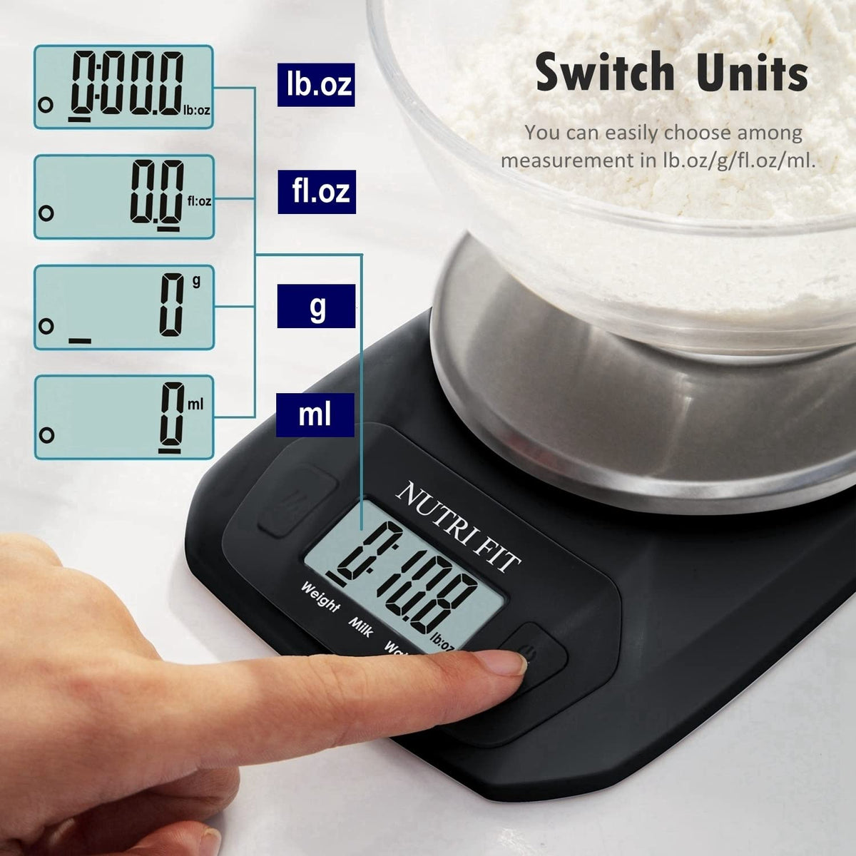 Nutri Fit Digital Food Scale Model EK9660K
