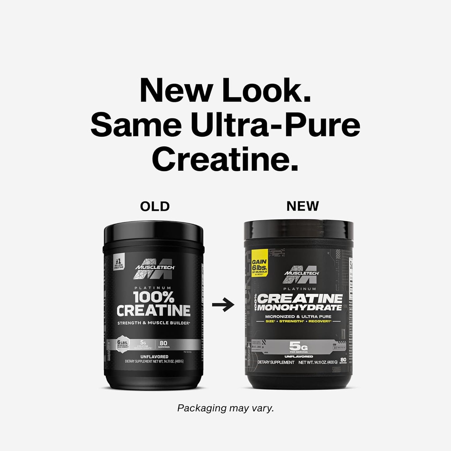 Muscle Tech Platinum Creatine Monohydrate Powder 450g 80 servings