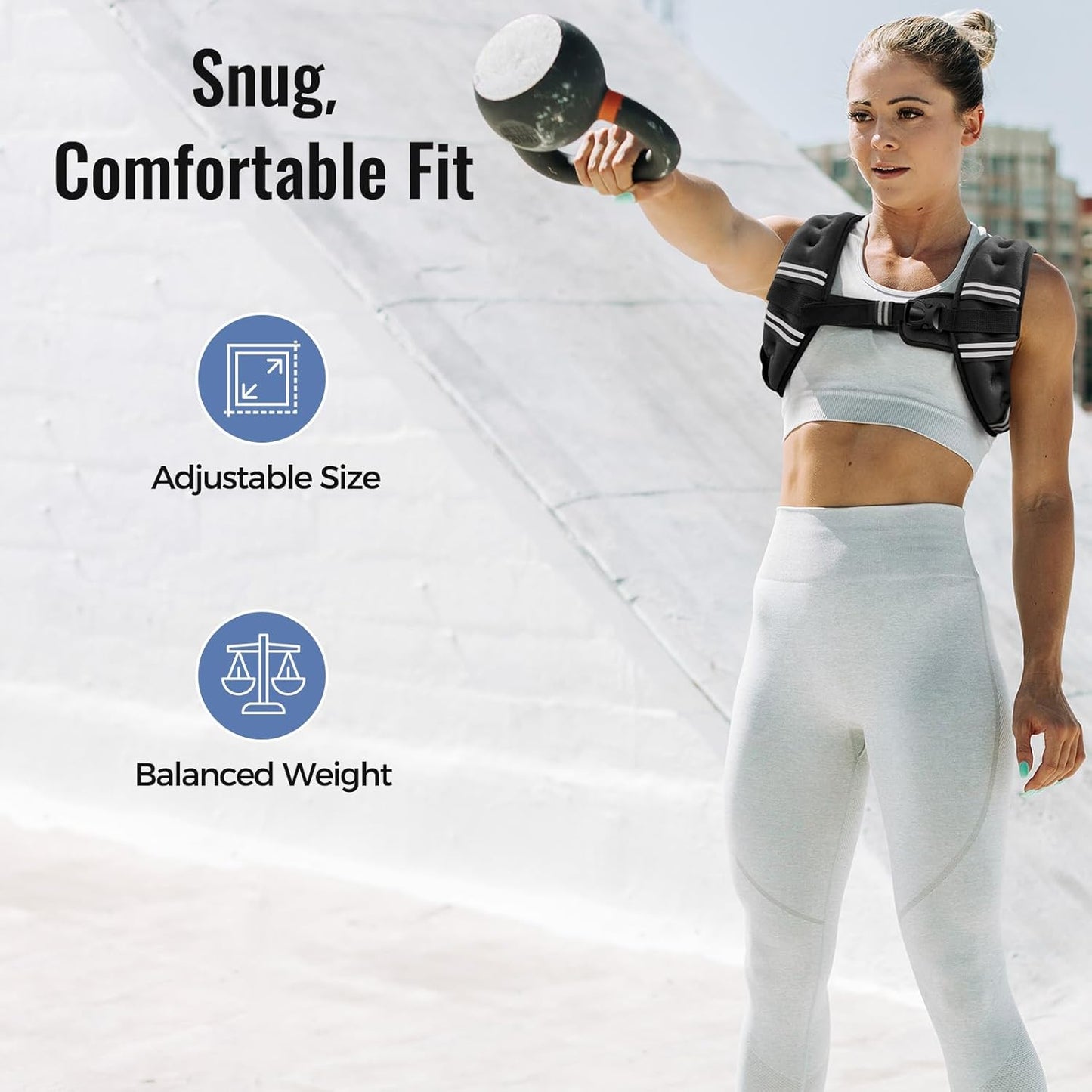 Zeerun Weighted Vest Black