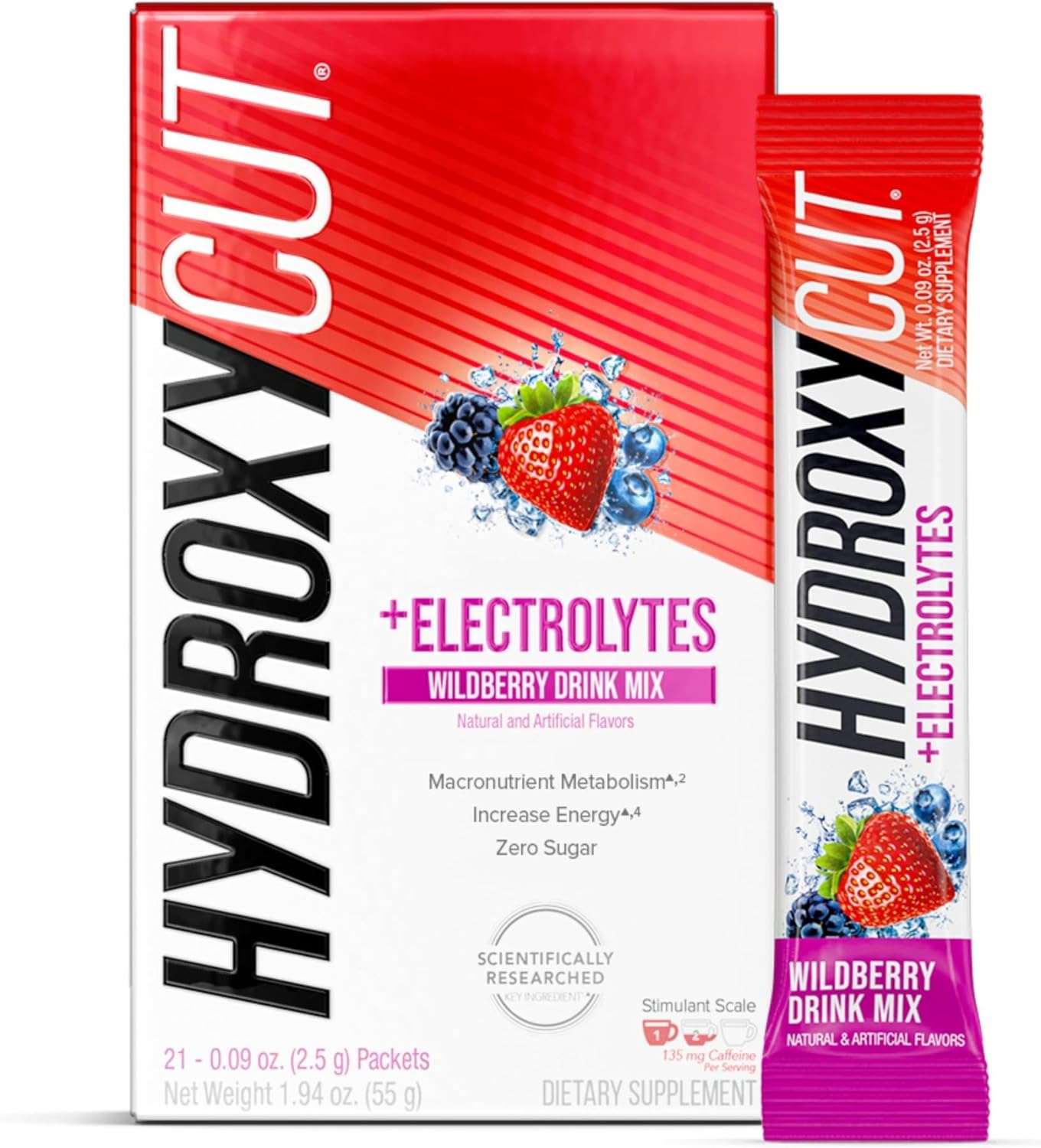 Hydroxycut Pro Clinical  Drink Mix 21ct Wild berry