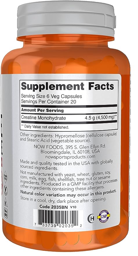 NOW Creatine Monohydrate 750mg