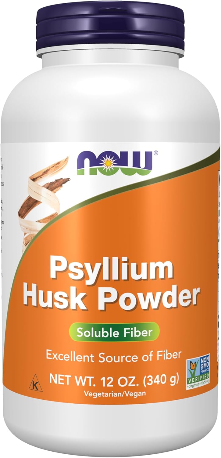 Now Psyllium Husk Powder 12oz - 37 Servings Unflavored