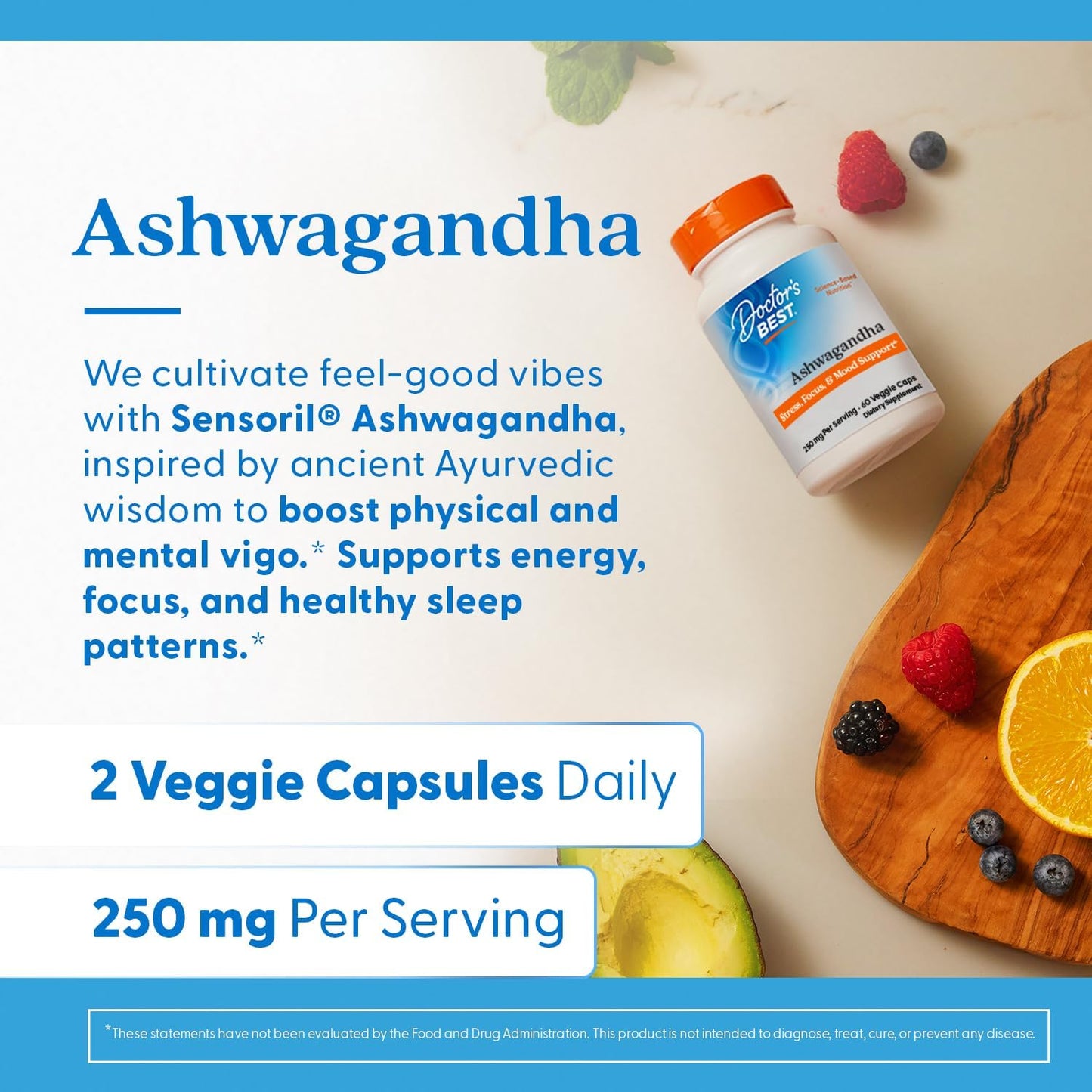 Doctor's Best Ashwagandha with Sensoril 60 ct