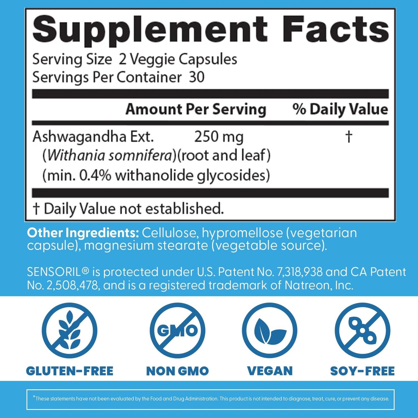 Doctor's Best Ashwagandha with Sensoril 60 ct