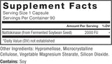 Force Factor Nattokinase 2000 FUs 90 Veg Caps