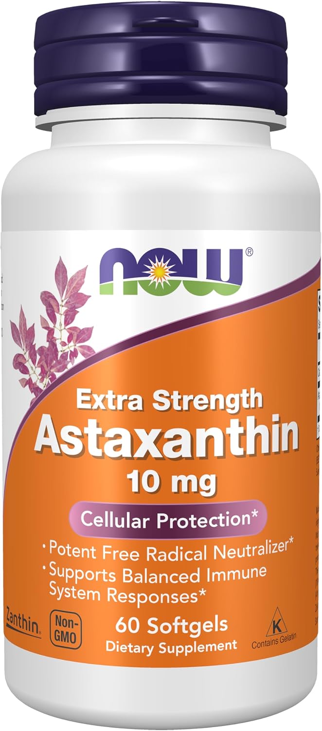 NOW Foods Astaxanthin 10mg - 60 Softgels