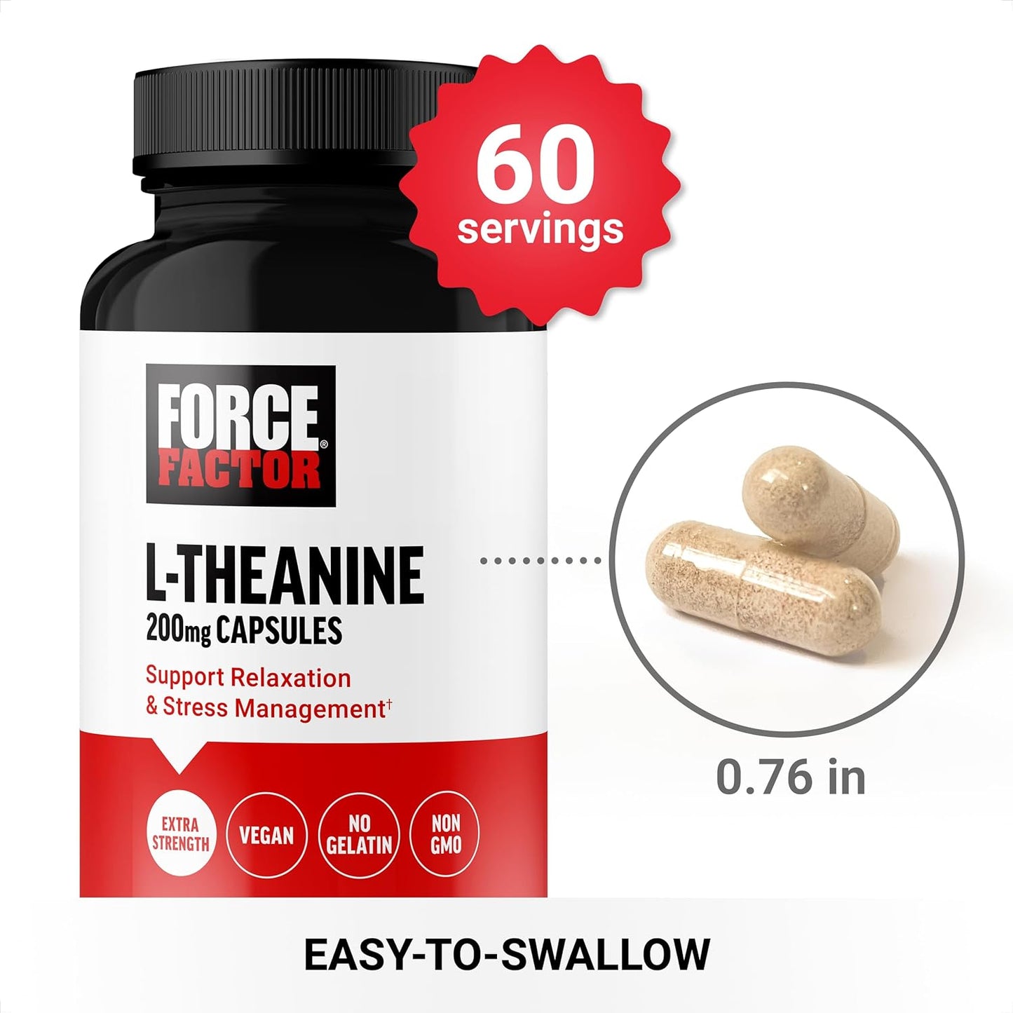 Force Factor L-Theanine 250mg 60ct