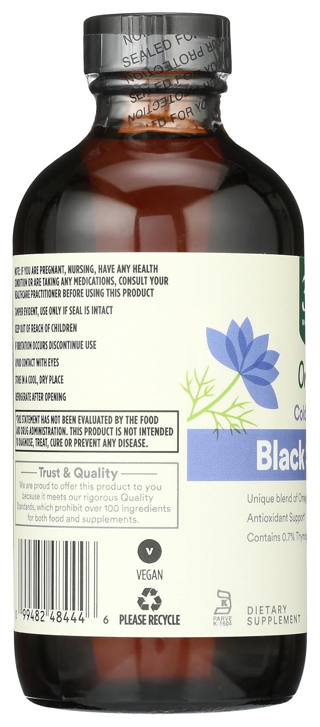 Whole Foods Organic Black Seed Oil 8fl oz