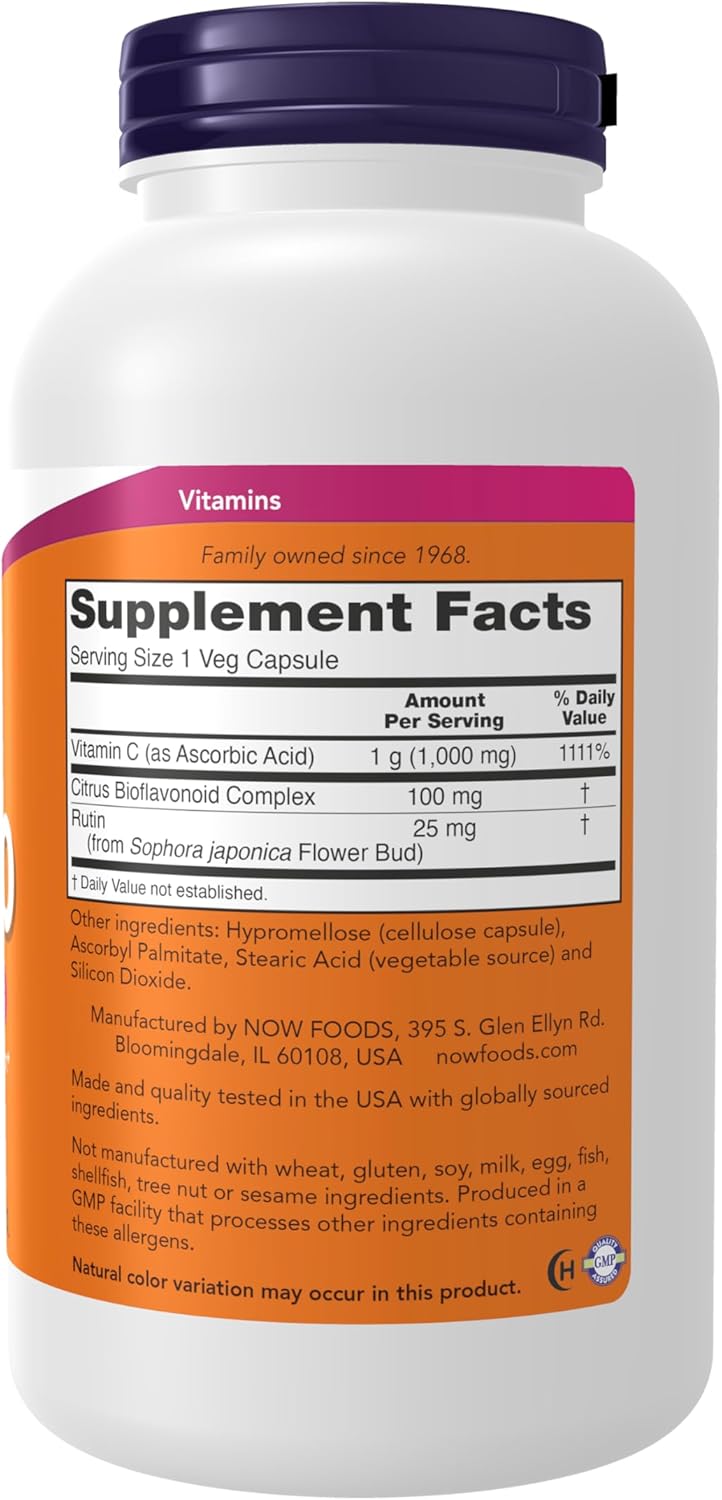 NOW C-1000 250 Veg Capsules