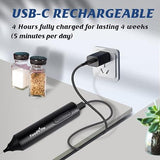 FoodVille MF05 Rechargeable Milk Frother Black