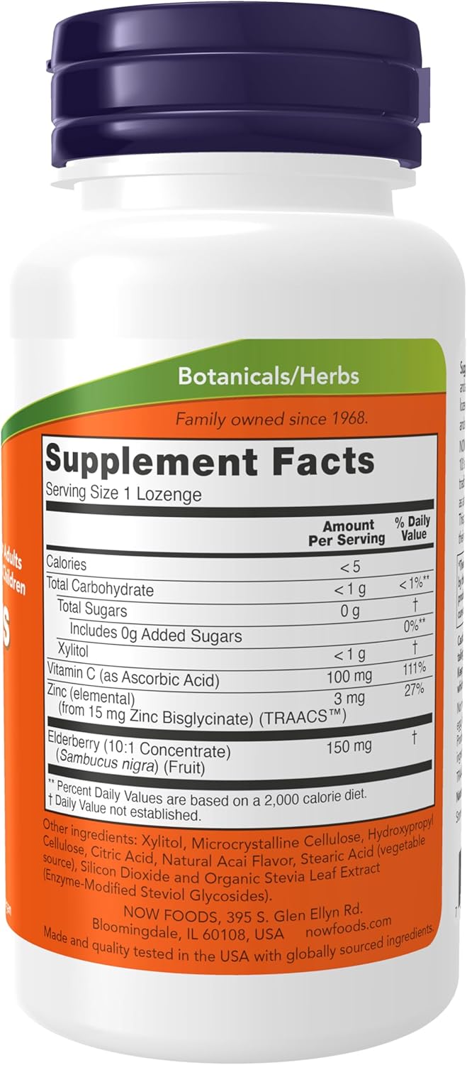 Now Sambucus-C 60 lozenges