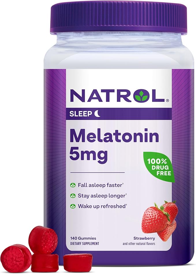 Natrol Gummies Melatonin gummies 90ct 5mg Strawberry