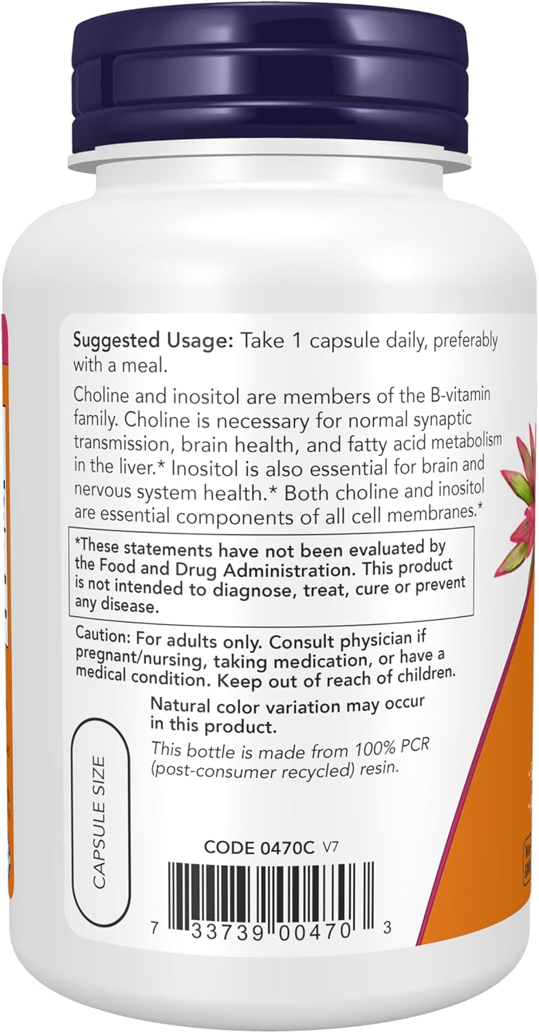 Now Choline & Inositol 100ct