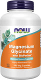 Now Magnesium Glycinate with BioPerine 180vcaps