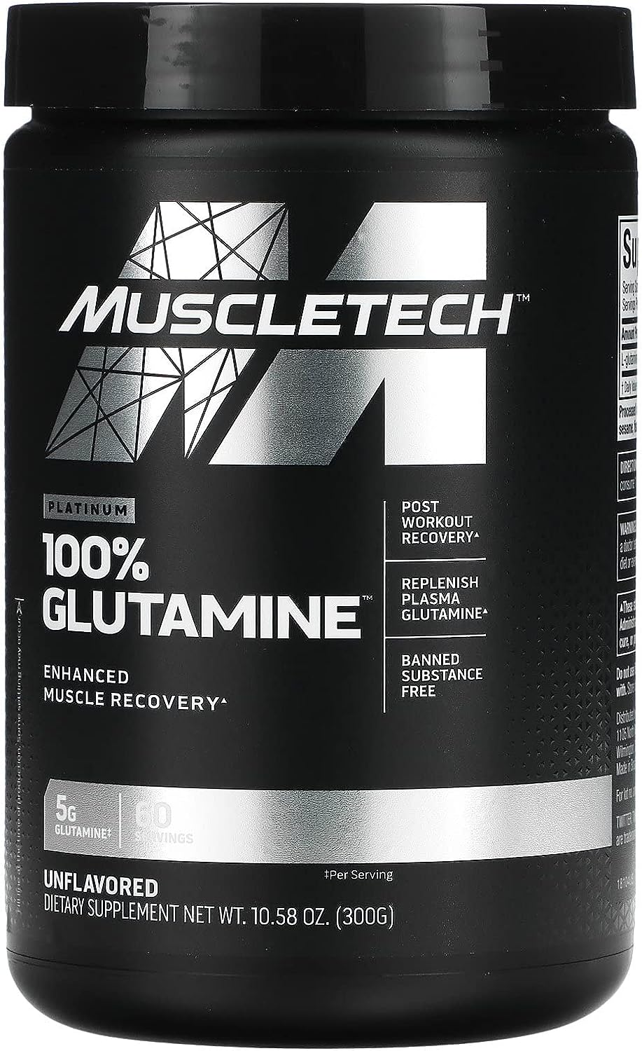 MuscleTech 100% Glutamine 60 servings