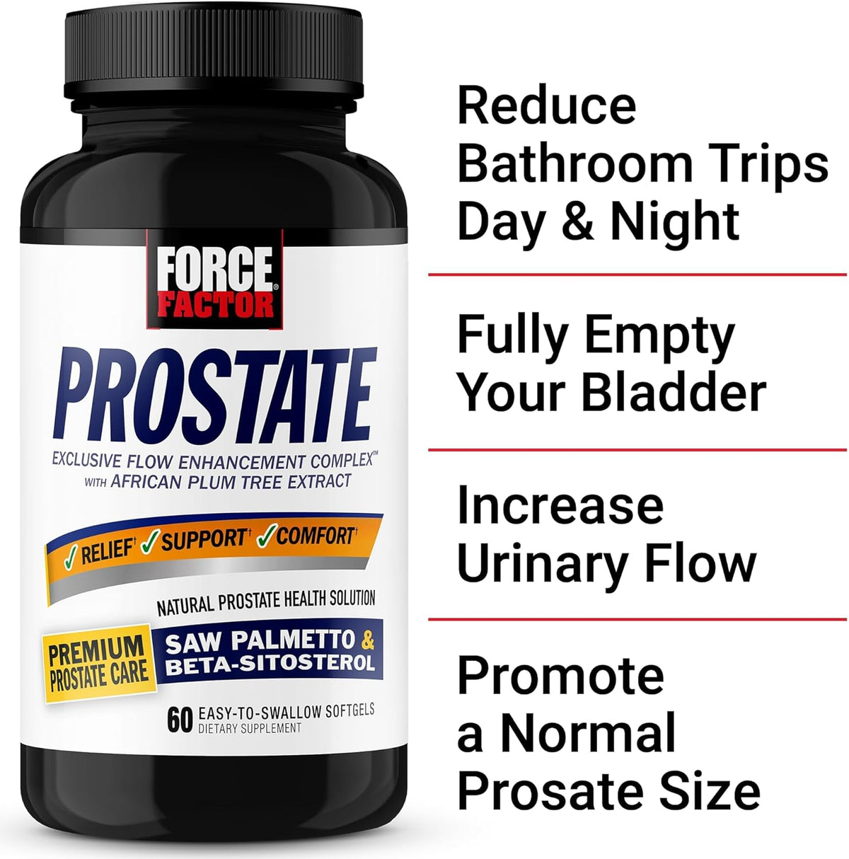 Force Factor Prostate 60 Soft Gels