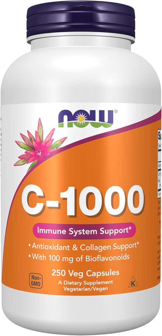 NOW C-1000 250 Veg Capsules