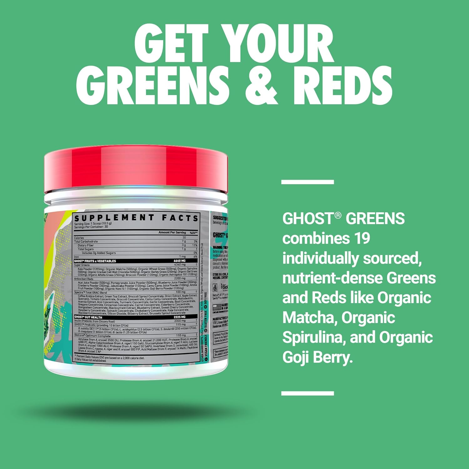 Ghost Greens Superfood 30sv – Fitness Connection ltd