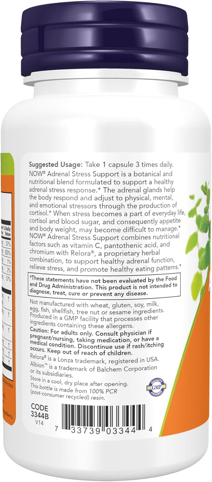 NOW Adrenal Stress Support 90vcaps