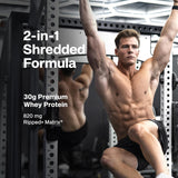 MuscleTech Nitro Tech Whey Protein Ripped 4lb