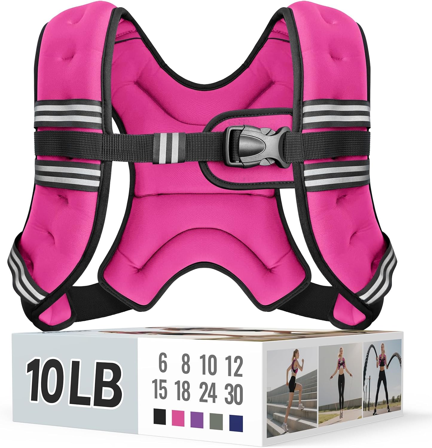 Zeerun Weighted Vest Pink
