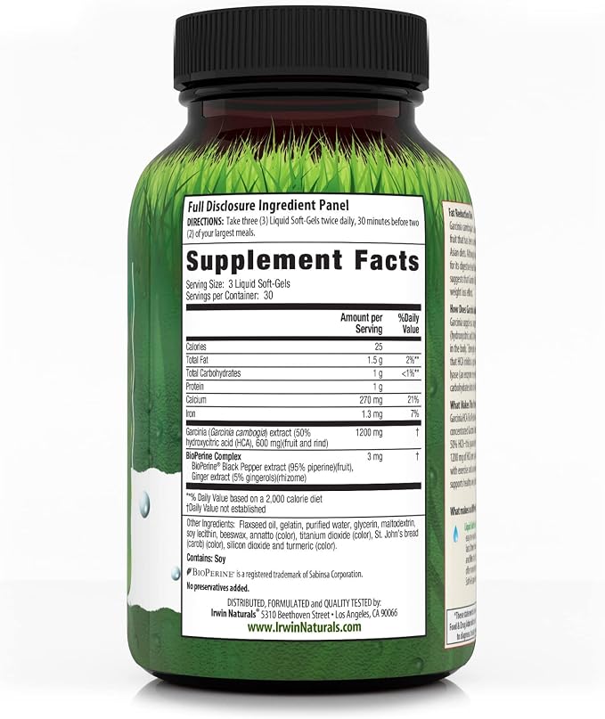 Irwin Naturals Garcinia 90 softgels