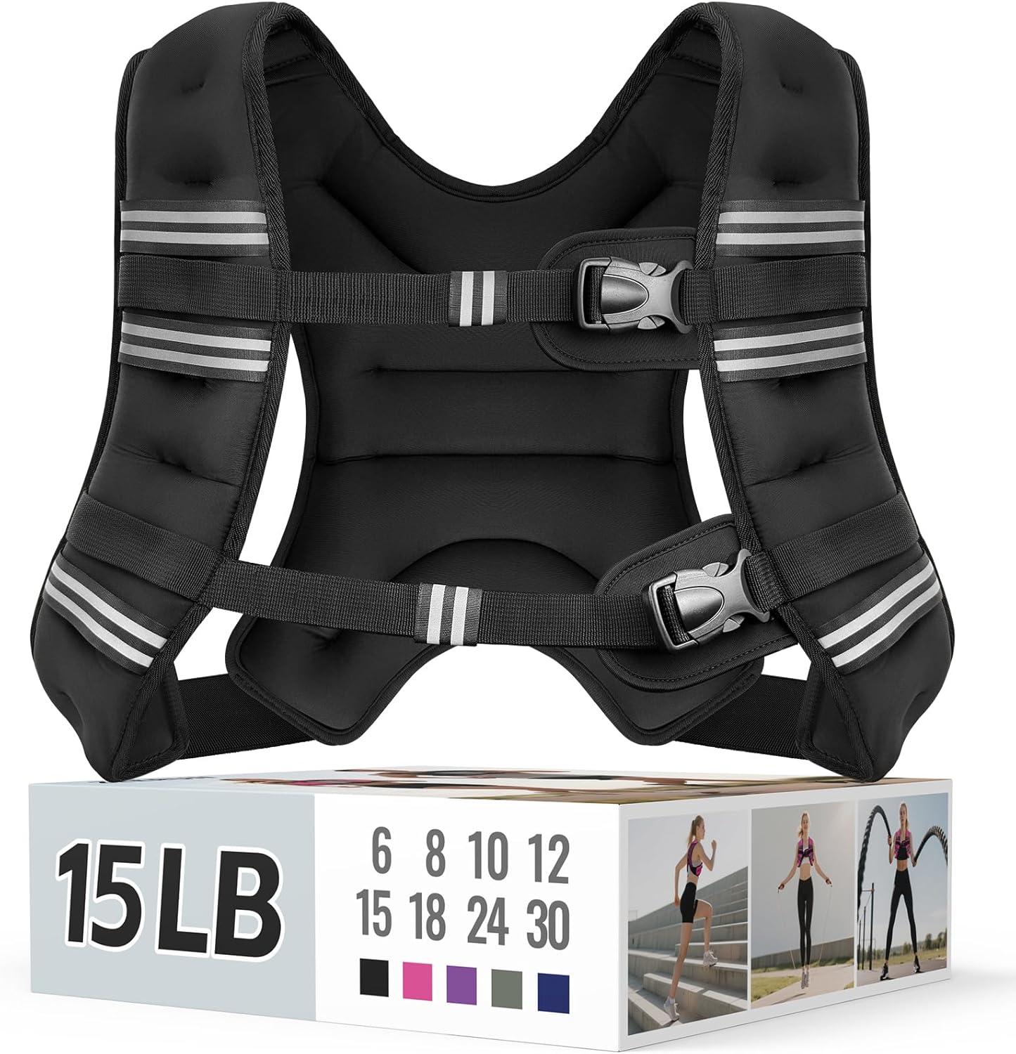 Zeerun Weighted Vest Black