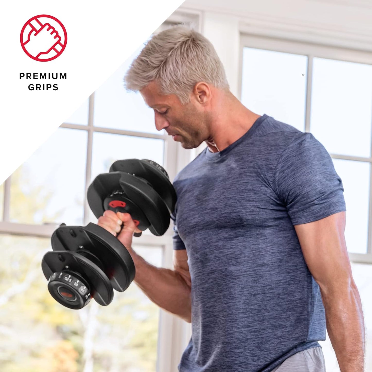 50Lb Adjustable Dumbbell Set ( Generic )