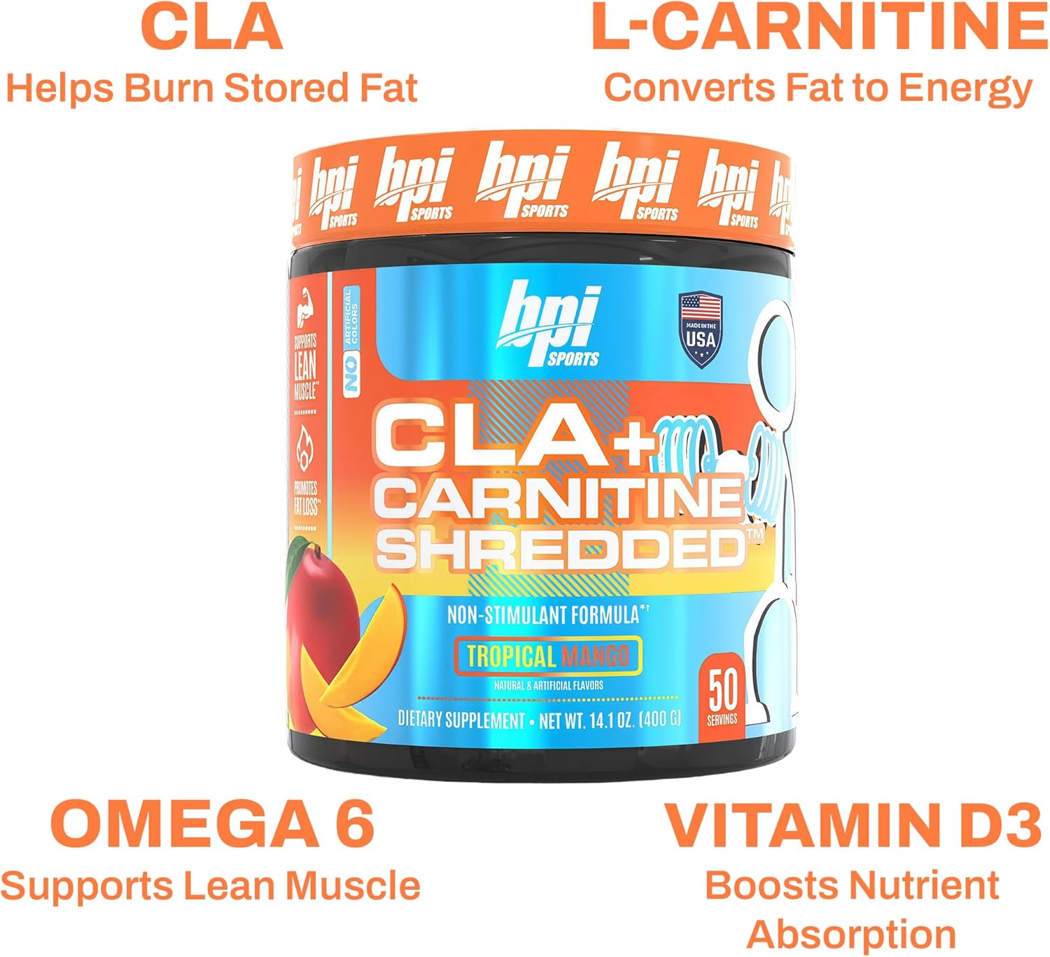 bpi cla and l carnitine Cla+Carnitine & Linoleic Acid L Carnitine Supplement for Wei BPI Sports CLA + Carnitine