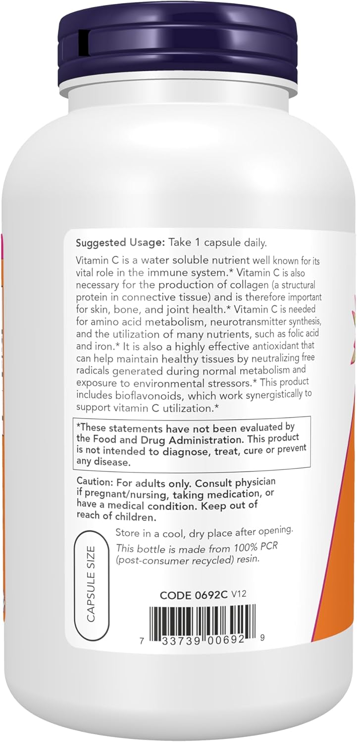 NOW C-1000 250 Veg Capsules