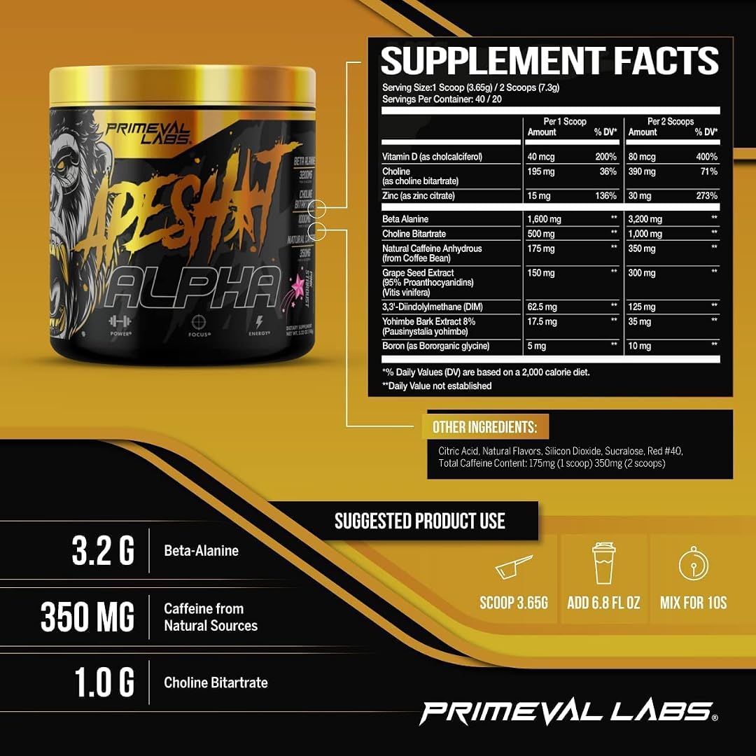 Primeval Labs ApeSh*t Alpha 40sv