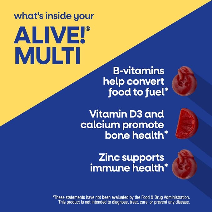Alive Men's gummy 60ct
