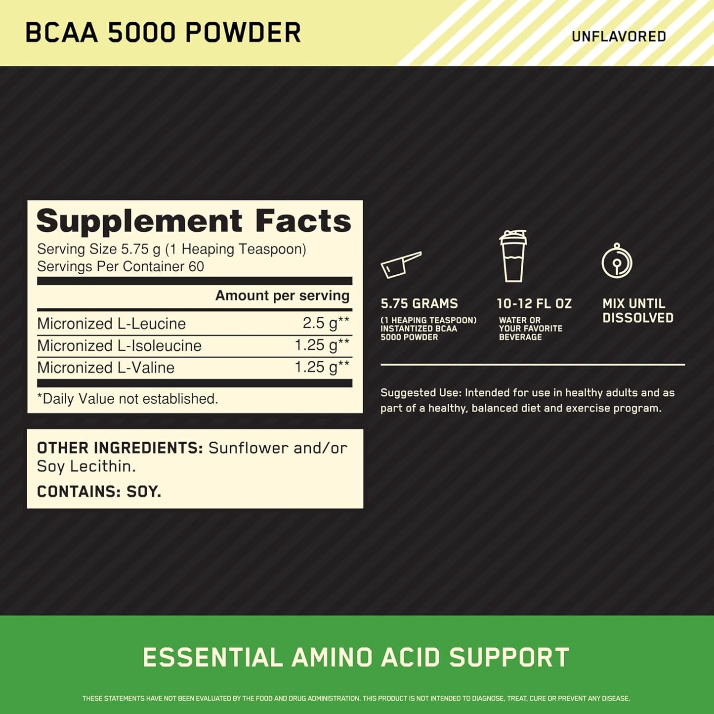 ON INSTANTIZED BCAA 5000 Powder 60sv