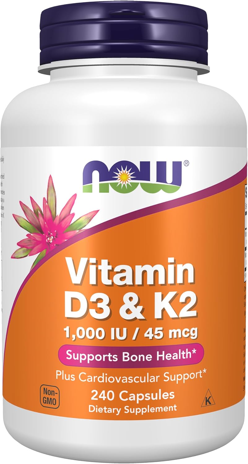 NOW Vitamin D-3 & K-2