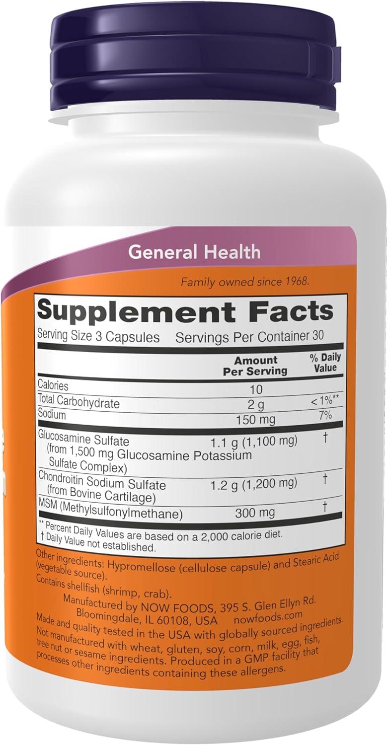 Now Glucosamine & Chondroitin 90 vcaps